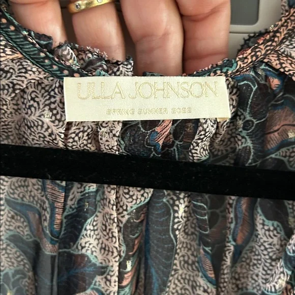 Ulla Johnson Marilyn Top Coral Floral - Picture 3 of 11